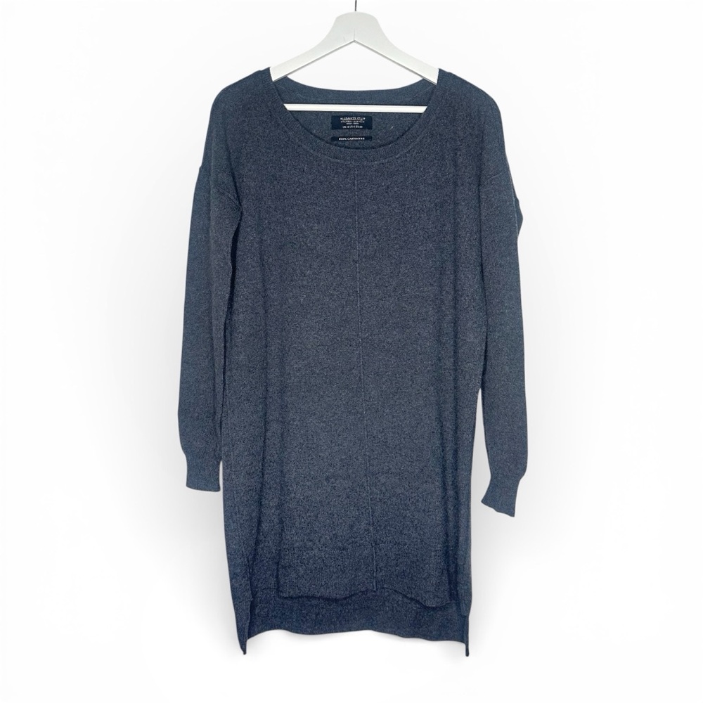 All Saints 100% Cashmere Sweater Dress Dark Gray US 6 UK 10